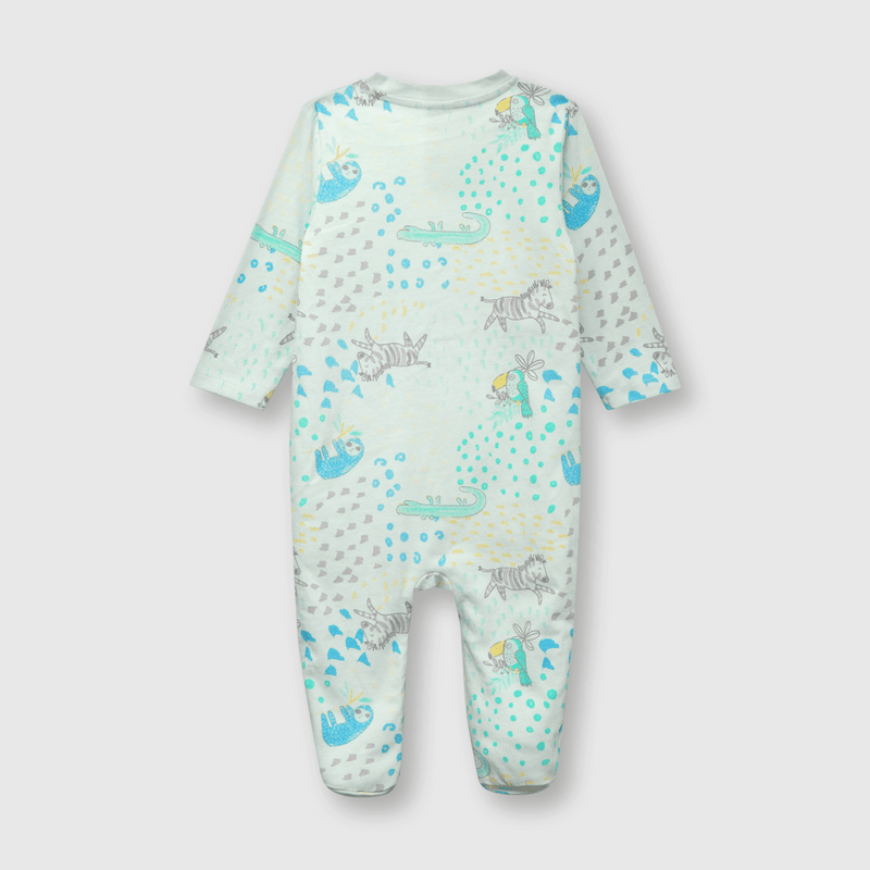 Osito de bebe niño tropical verde (0 a 9 meses)