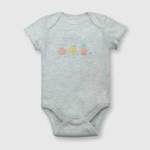 Pack bodies de bebe niña 5 pack frutas gris (0 a 24 meses)
