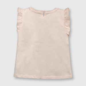Polera de bebe niña surf rosada (3 a 36 meses)