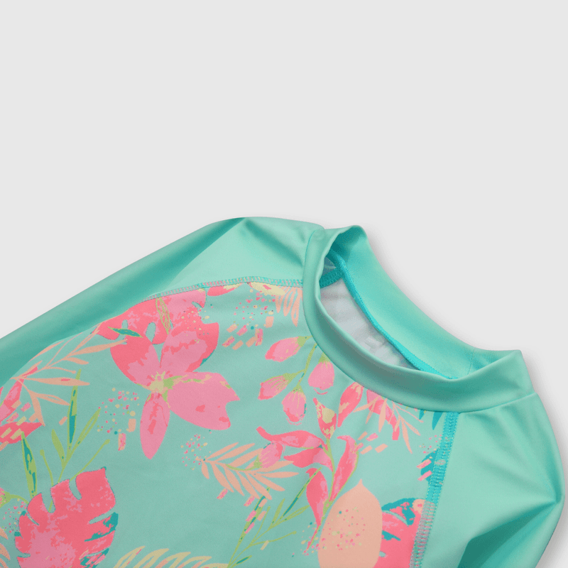 Polera playa de bebé niña con filtro UV calipso (3 a 36 meses)