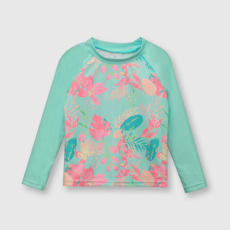 Polera playa de bebé niña con filtro UV calipso (3 a 36 meses)