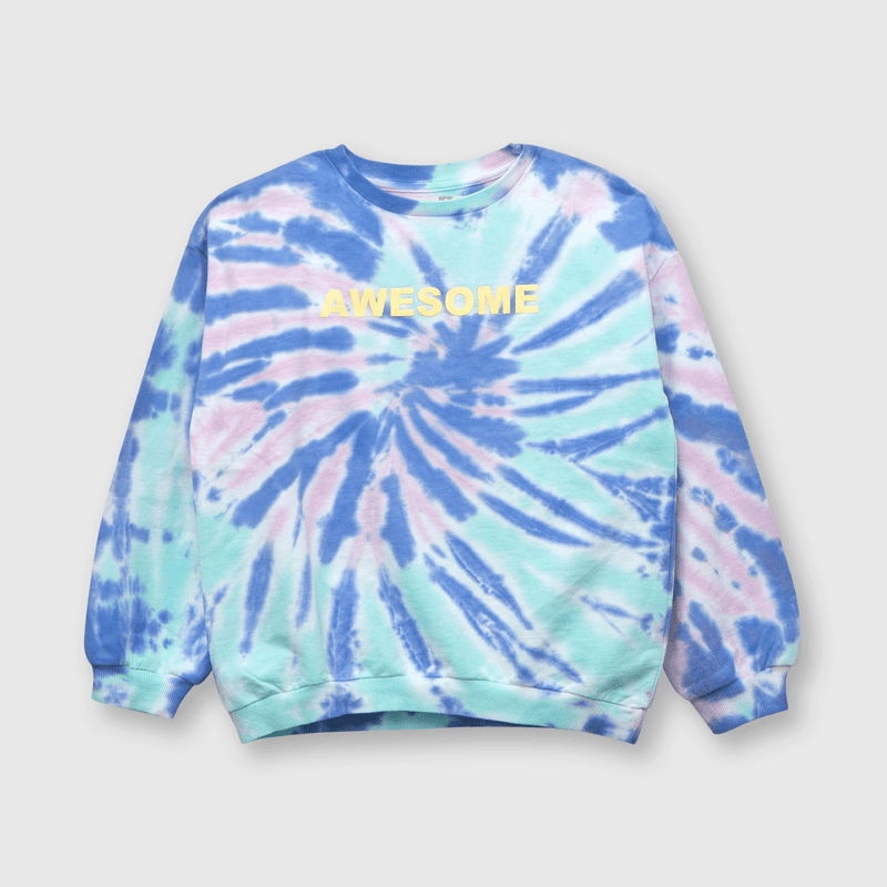 Polerón de niña tie dyed lavanda (2 a 12 años)