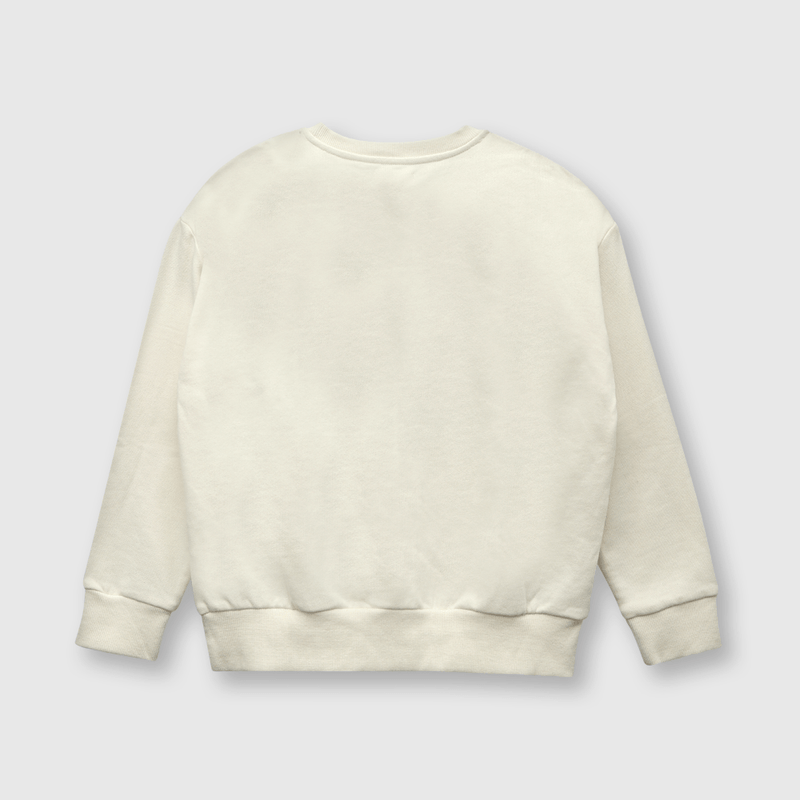 Polerón de niño tropical estampado beige (2 a 12 años)