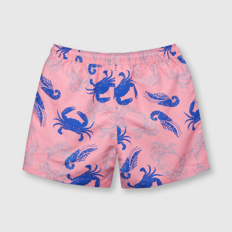Traje de baño de niño protección UV estampado morado (2 a 12 años)