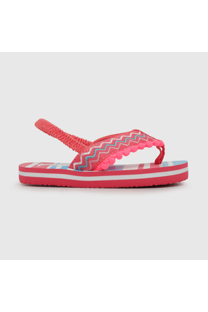 Hawaiana de niña elástico etnica rojo (21 a 27)