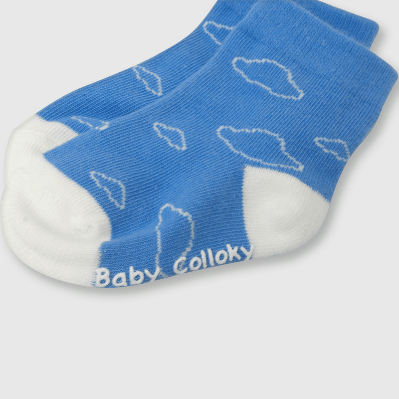 Calcetin de bebe niño 3 pack gris (14 a 25)