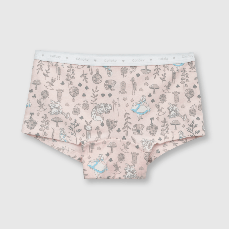 Calzón de niña 3 pack Alicia rosado (2 a 12 años)