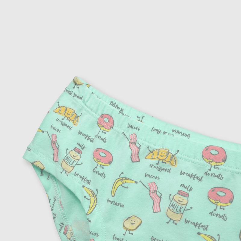 Calzón de niña 3 pack estampado calipso (2 a 12 años)