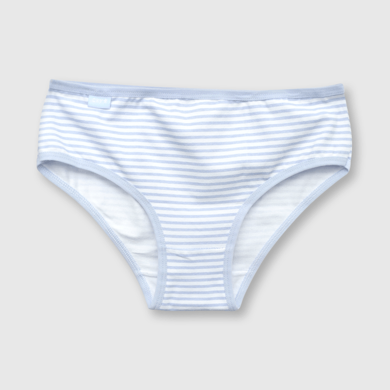 Calzón de niña 3 pack estampado blanco (2 a 12 años)
