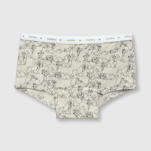 Calzón de niña 3 pack Lady and Tramp beige (2 a 12 años)