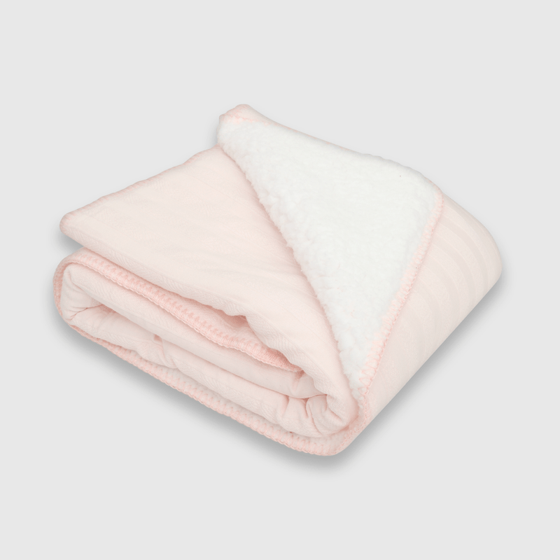 Manta de bebé niña 90 x 73 cm rosado (talla única)