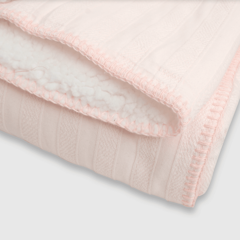 Manta de bebé niña 90 x 73 cm rosado (talla única)