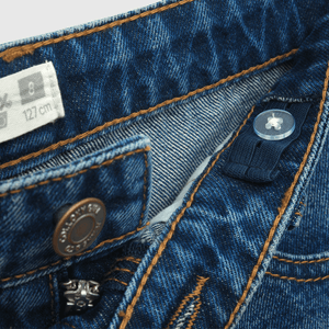 Jeans de niña culotte azul (2 a 12 años)