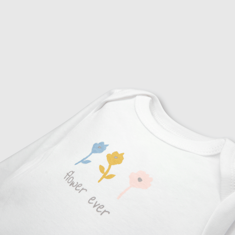 Pack bodies de bebé niña 5 pack body ludicos blanco (0 a 24 meses)