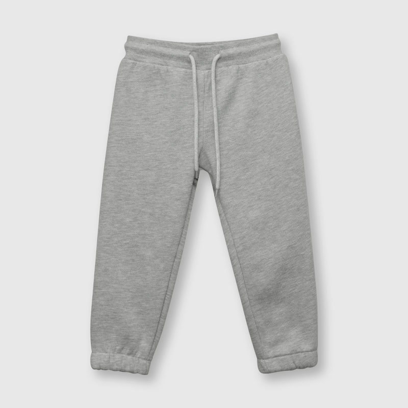 Pantalón de bebé niña de buzo con elastico gris (3 a 36 meses)