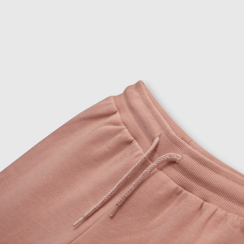 Pantalón de bebé niña de buzo con elastico rosado (3 a 36 meses)