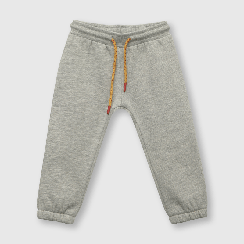 Pantalón de bebé niño buzo con elastico gris (3 a 36 meses)