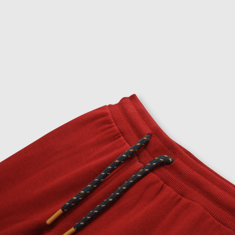 Pantalón de bebé niño buzo con elastico rojo (3 a 36 meses)