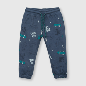 Pantalón de bebé niño skate azul (3 a 36 meses)
