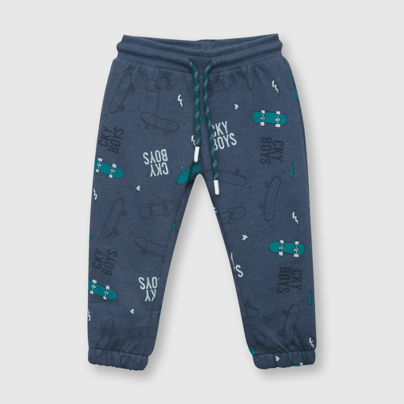 Pantalón de bebé niño skate azul (3 a 36 meses)