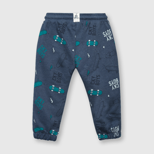 Pantalón de bebé niño skate azul (3 a 36 meses)