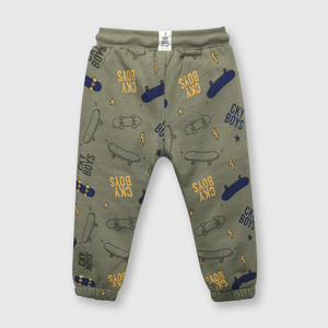 Pantalón de bebé niño skate verde (3 a 36 meses)