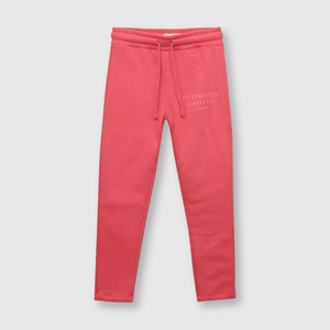 Pantalón de niña de buzo estampado fucsia (2 a 12 años)