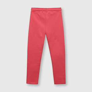 Pantalón de niña de buzo estampado fucsia (2 a 12 años)
