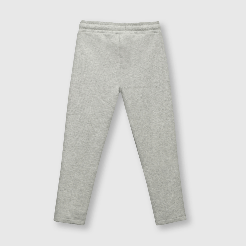 Pantalón de niña de buzo estampado gris (2 a 12 años)