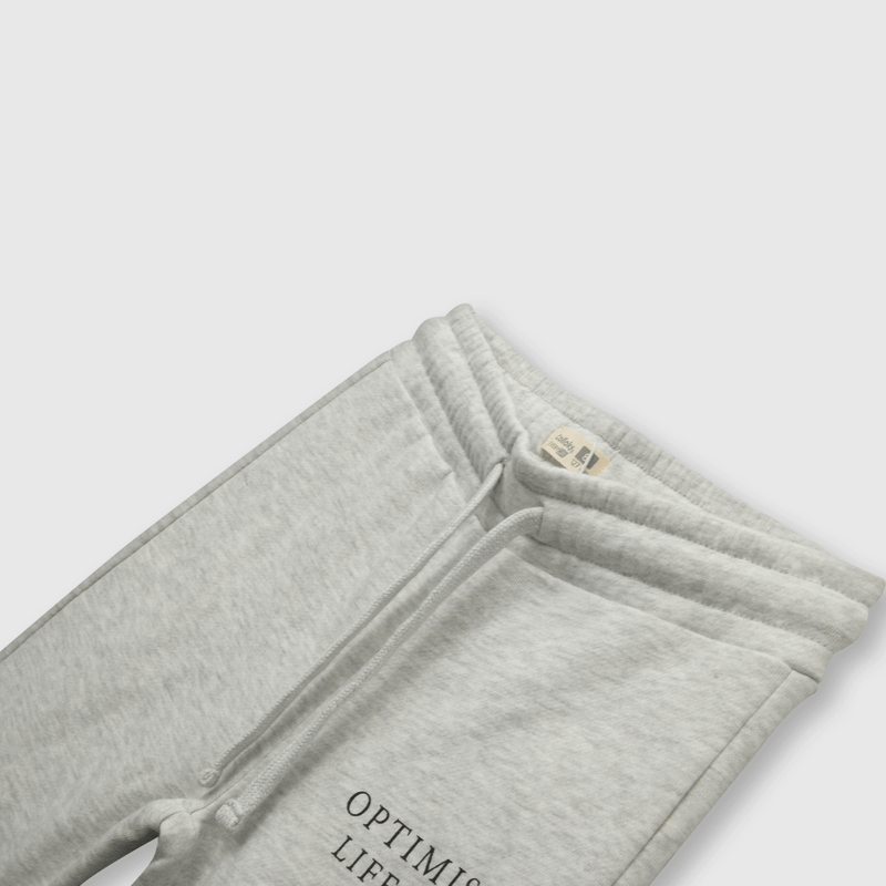 Pantalón de niña de buzo estampado gris (2 a 12 años)