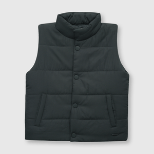 Parka de bebé niño sin mangas gris (3 a 36 meses)