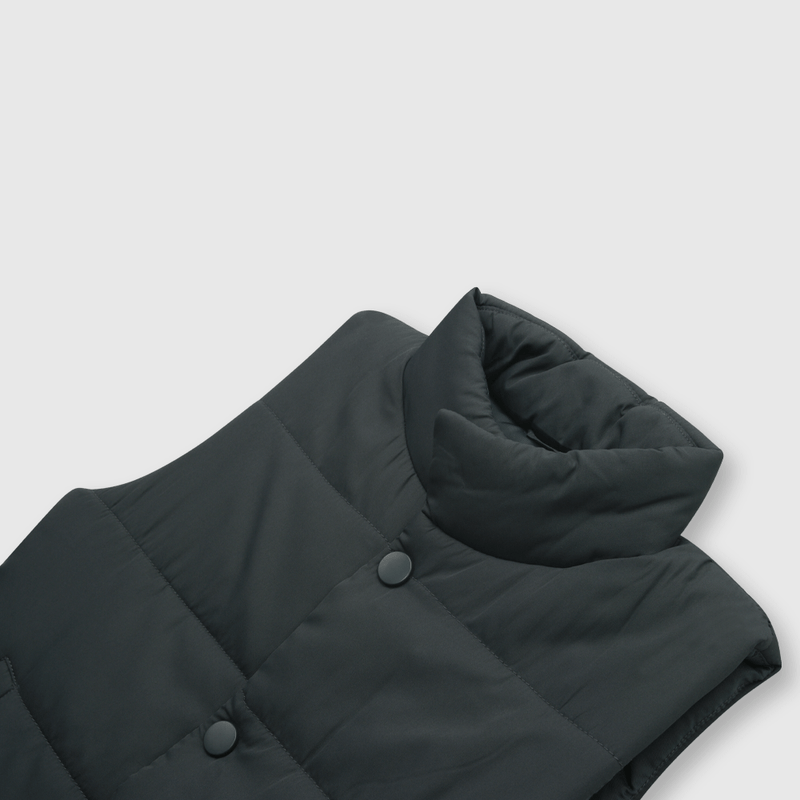 Parka de bebé niño sin mangas gris (3 a 36 meses)