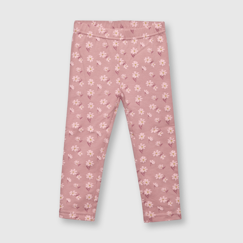 Pata de bebé niña estampada rosado (3 a 36 meses)