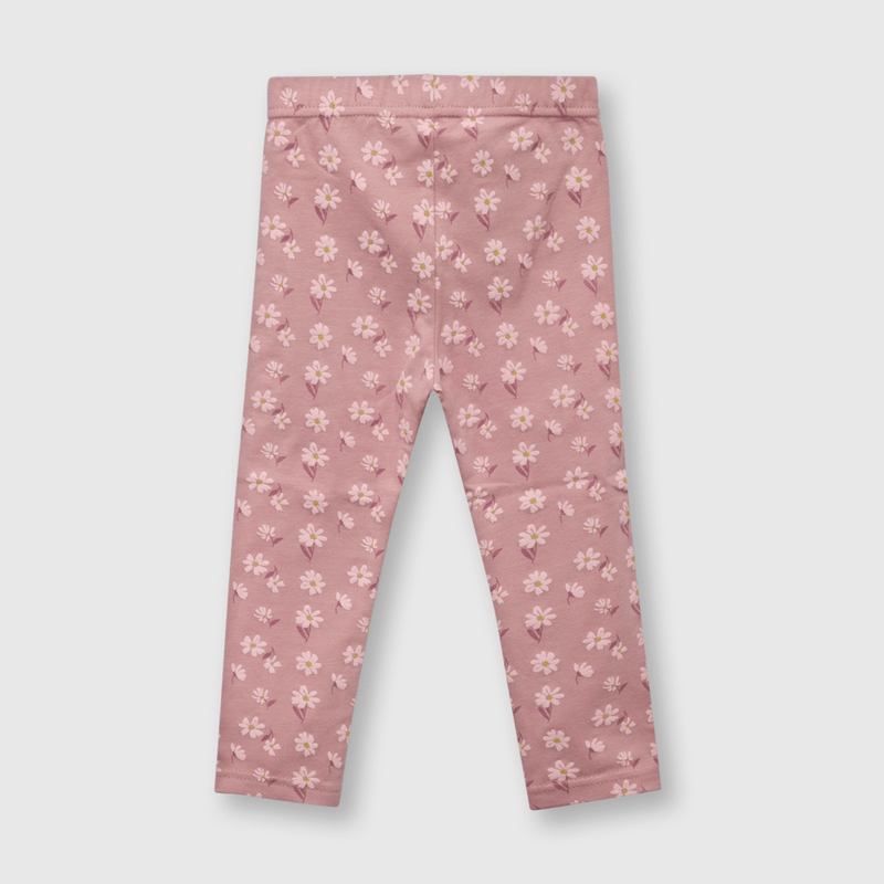 Pata de bebé niña estampada rosado (3 a 36 meses)