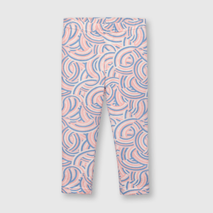 Pata de bebé niña estampada rosado (3 a 36 meses)