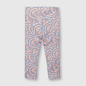 Pata de bebé niña estampada rosado (3 a 36 meses)