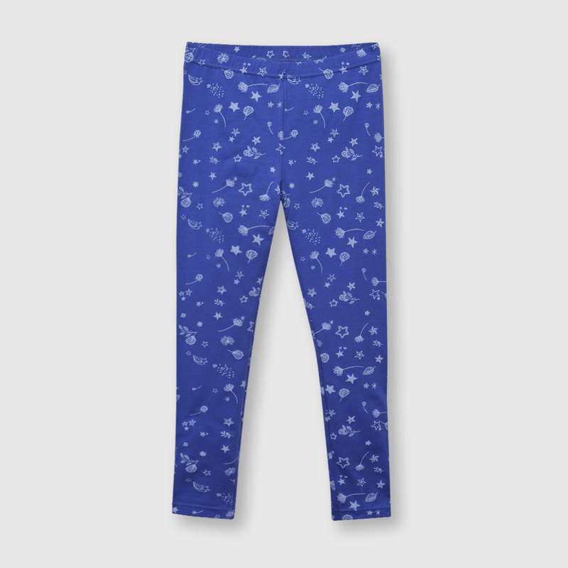 Pata de niña estampada azul (2 a 12 años)