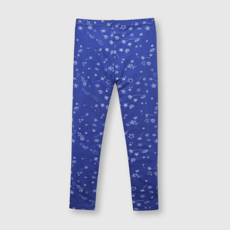 Pata de niña estampada azul (2 a 12 años)
