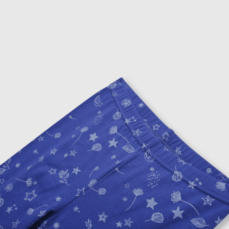 Pata de niña estampada azul (2 a 12 años)