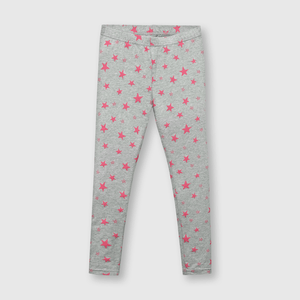 Pata de niña estampada gris (2 a 12 años)