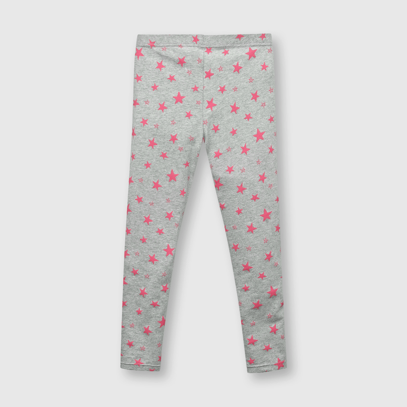 Pata de niña estampada gris (2 a 12 años)