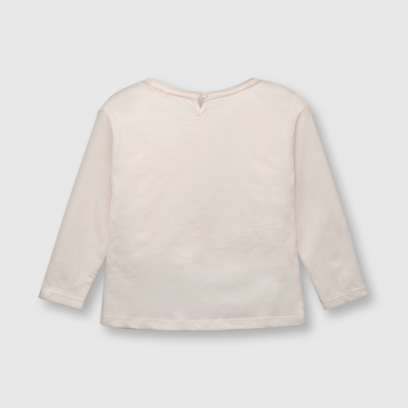 Polera de bebé niña corazon rosado (3 a 36 meses)