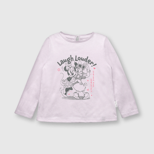 Polera de bebé niña Daisy y Minnie morado (3 a 36 meses)