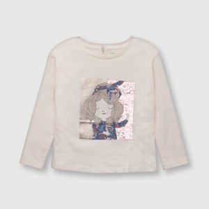 Polera de bebé niña ludica rosado (3 a 36 meses)