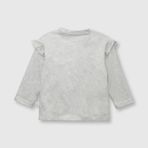 Polera de bebé niña Minnie gris (0 a 12 meses)