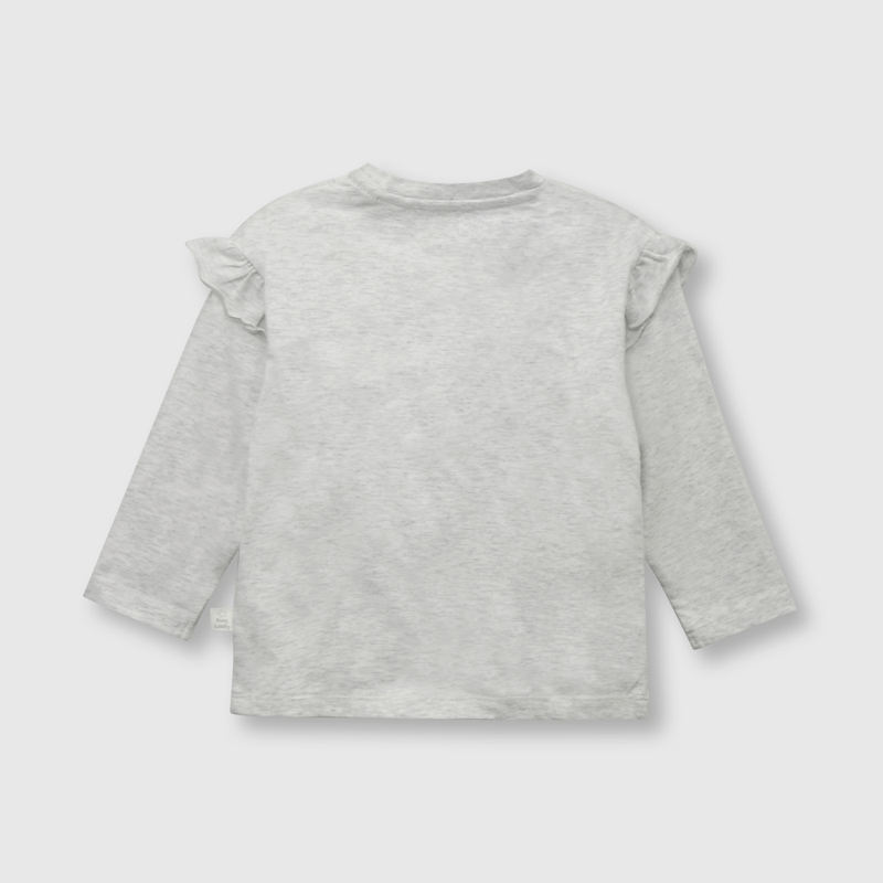 Polera de bebé niña Minnie gris (0 a 12 meses)