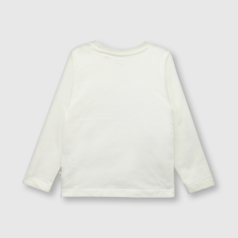 Polera de bebé niño dino blanco (3 a 36 meses)