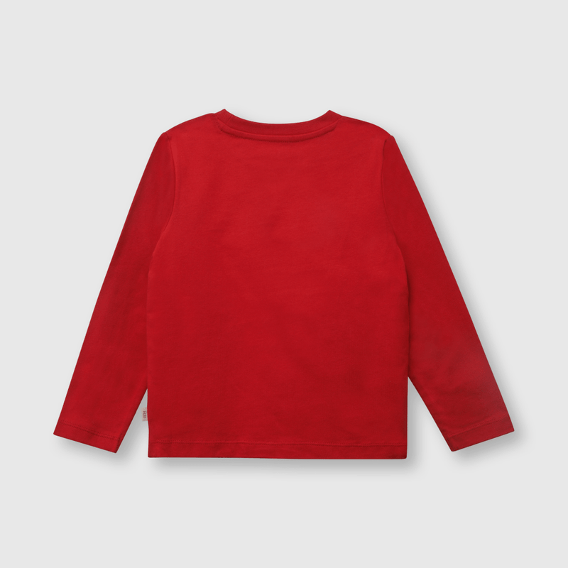 Polera de bebé niño ludica rojo (3 a 36 meses)