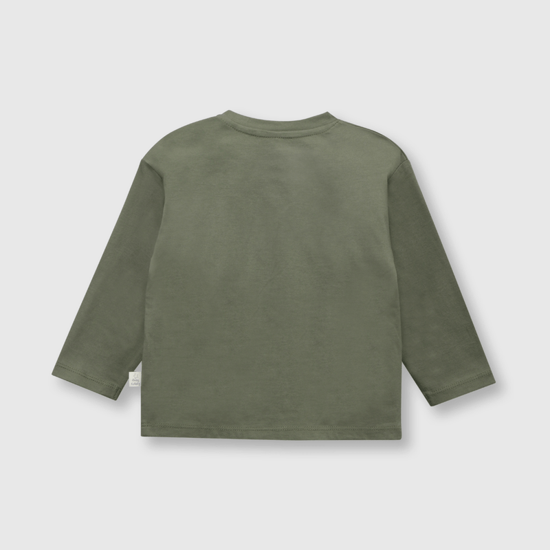 Polera de bebé niño Mickey verde (0 a 12 meses)