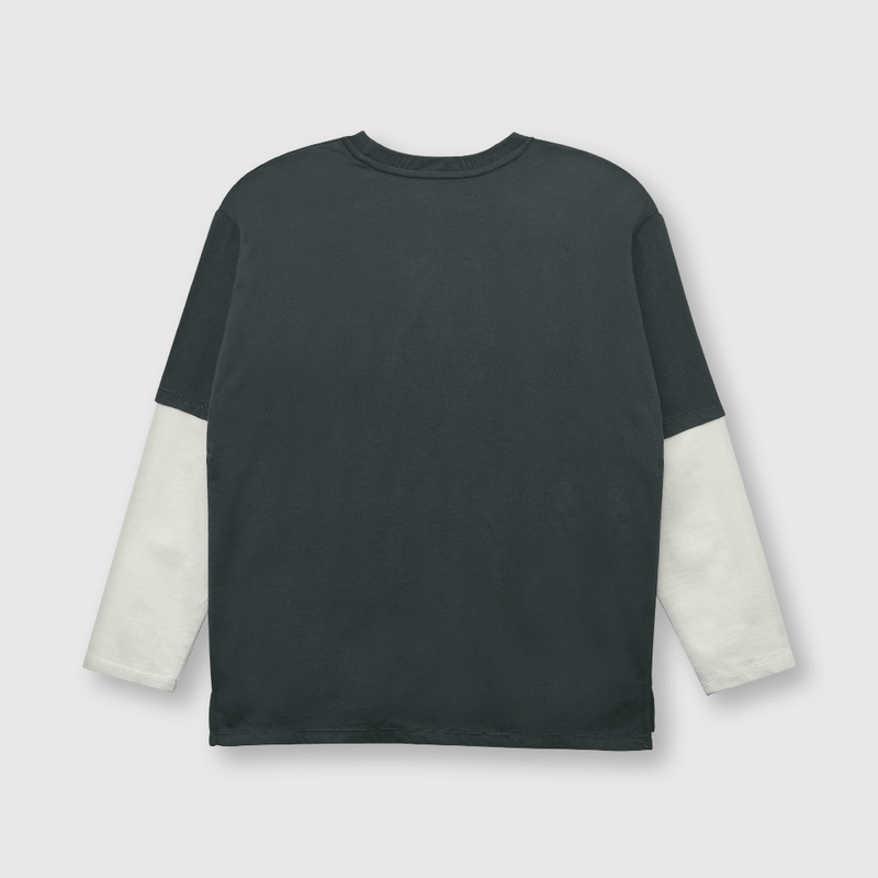 Polera de niño urbana gris (2 a 12 años)
